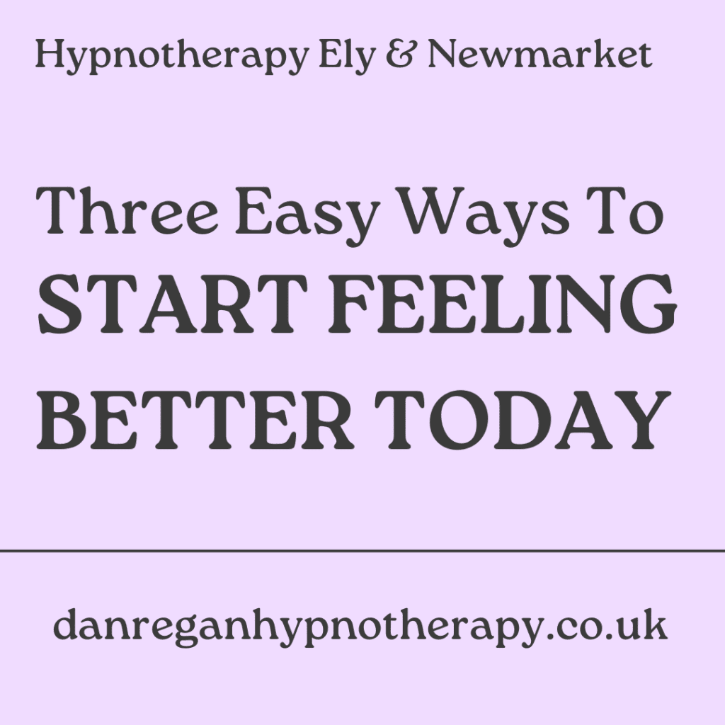 start feeling better today hypnotherapy 