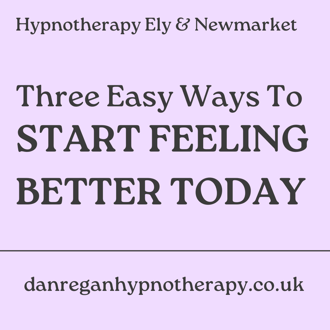 start feeling better today hypnotherapy