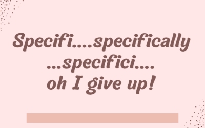 Specifi….specifically…specifici….oh I give up!