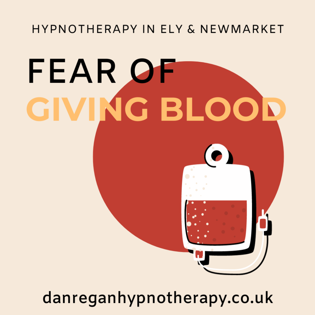 Fear of Giving Blood Hypnotherapy in Ely