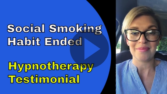 social smoking habit ended hypnotherapy in Ely testimonial