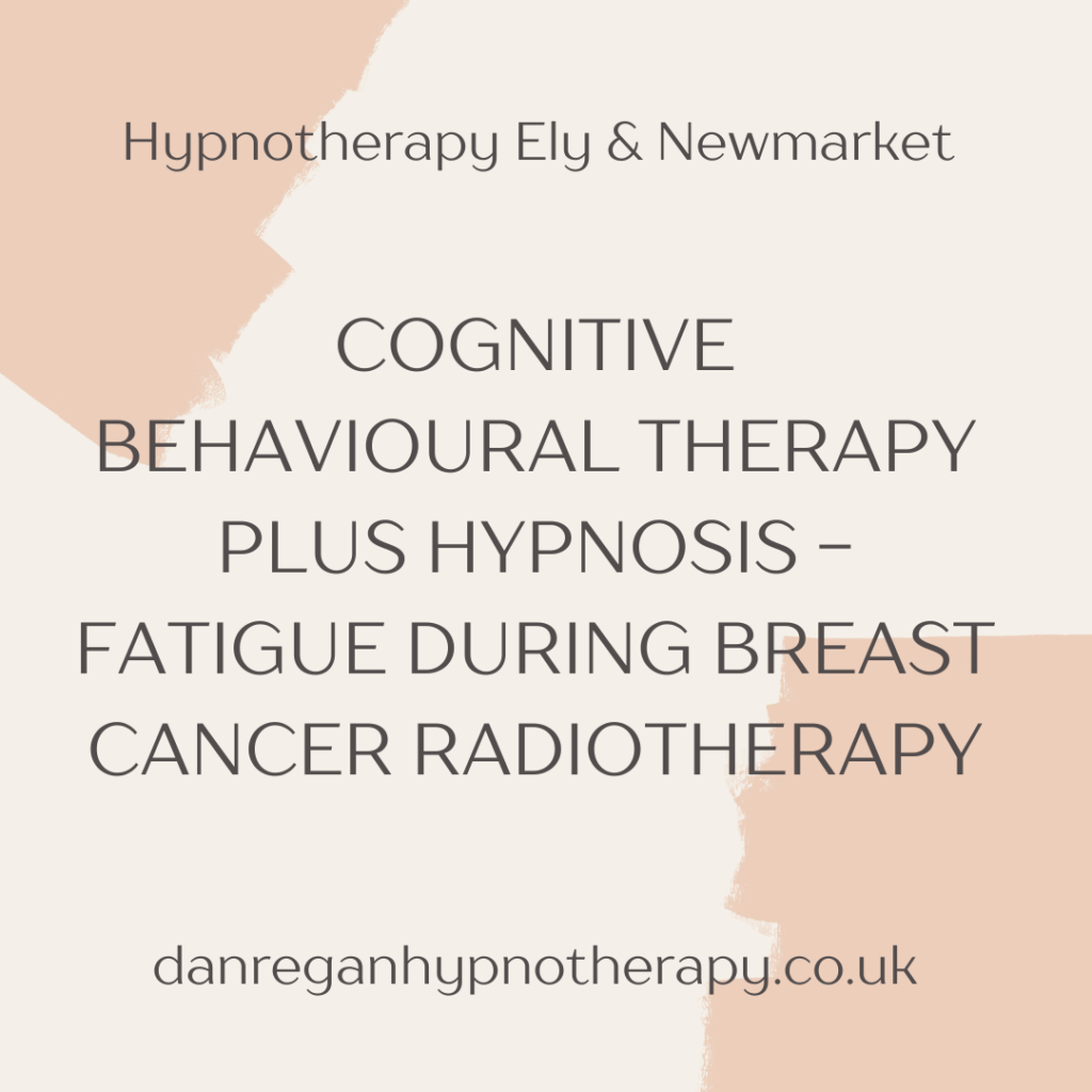 Cognitive Behavioural Therapy plus Hypnosis