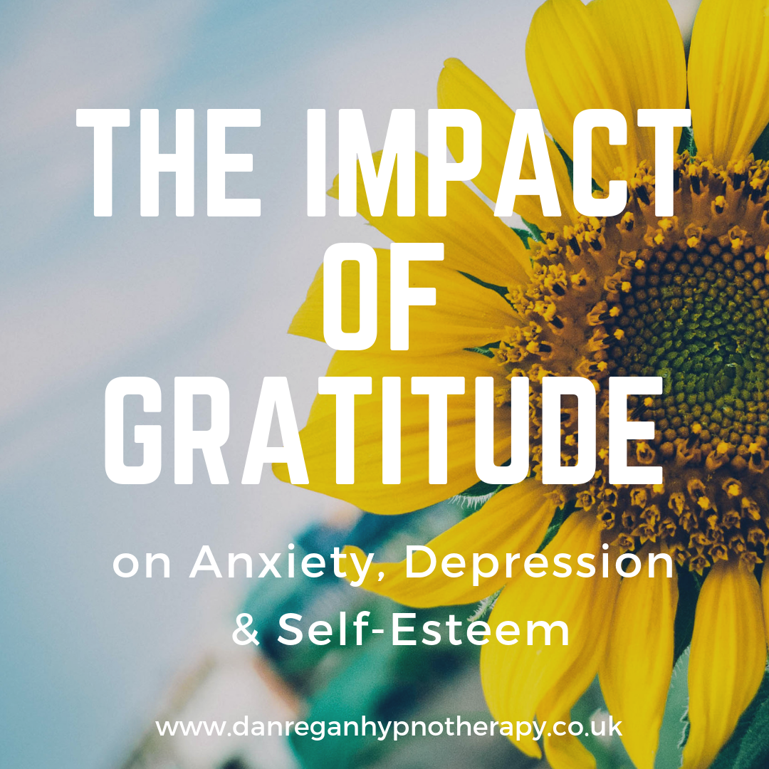 Gratitude Anxiety depression Self Esteem hypnotherapy ely