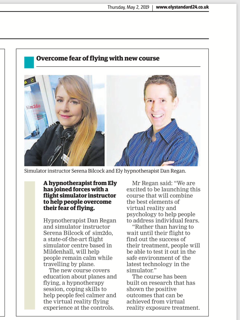 Fear of Flying Course Ely Standard may 2019 - Dan Regan Hypnotherapy