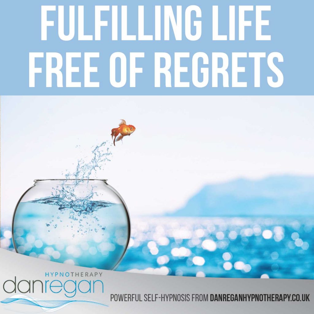 fulfilling life free of regrets hypnosis download from Dan Regan Hypnotherapy Ely
