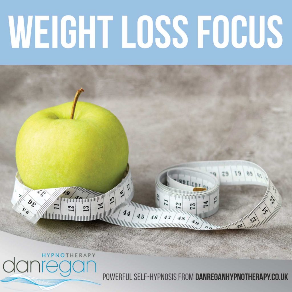 Weight loss focus hypnosis download by Dan Regan Hypnotherapy in Ely