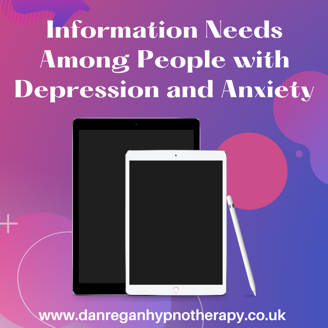 Information Needs Depression Anxiety hypnotherapy ely