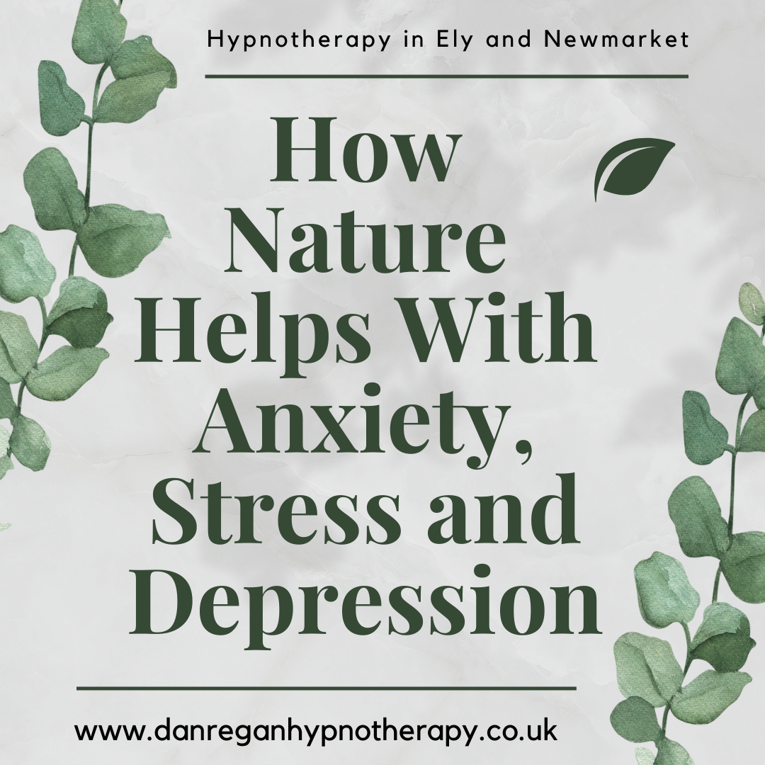 Nature Helps Anxiety Stress Depression Hypnotherapy Ely and Newmarket