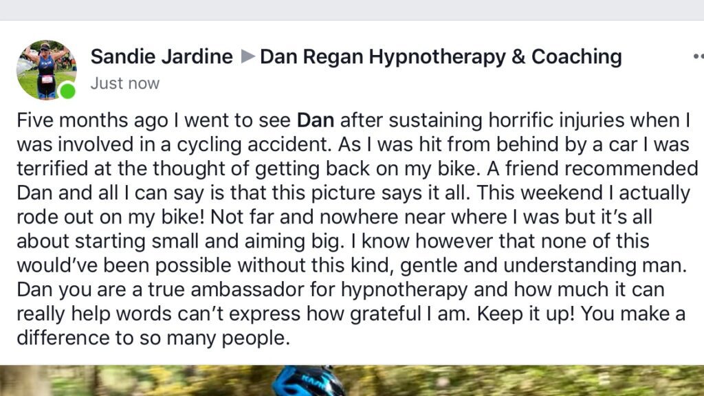 Anxiety and panic hypnotherapy in Ely Review