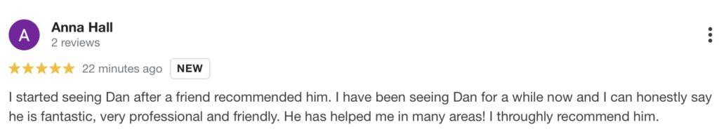 Hypnotherapy in Ely Review - Dan Regan Hypnotherapy