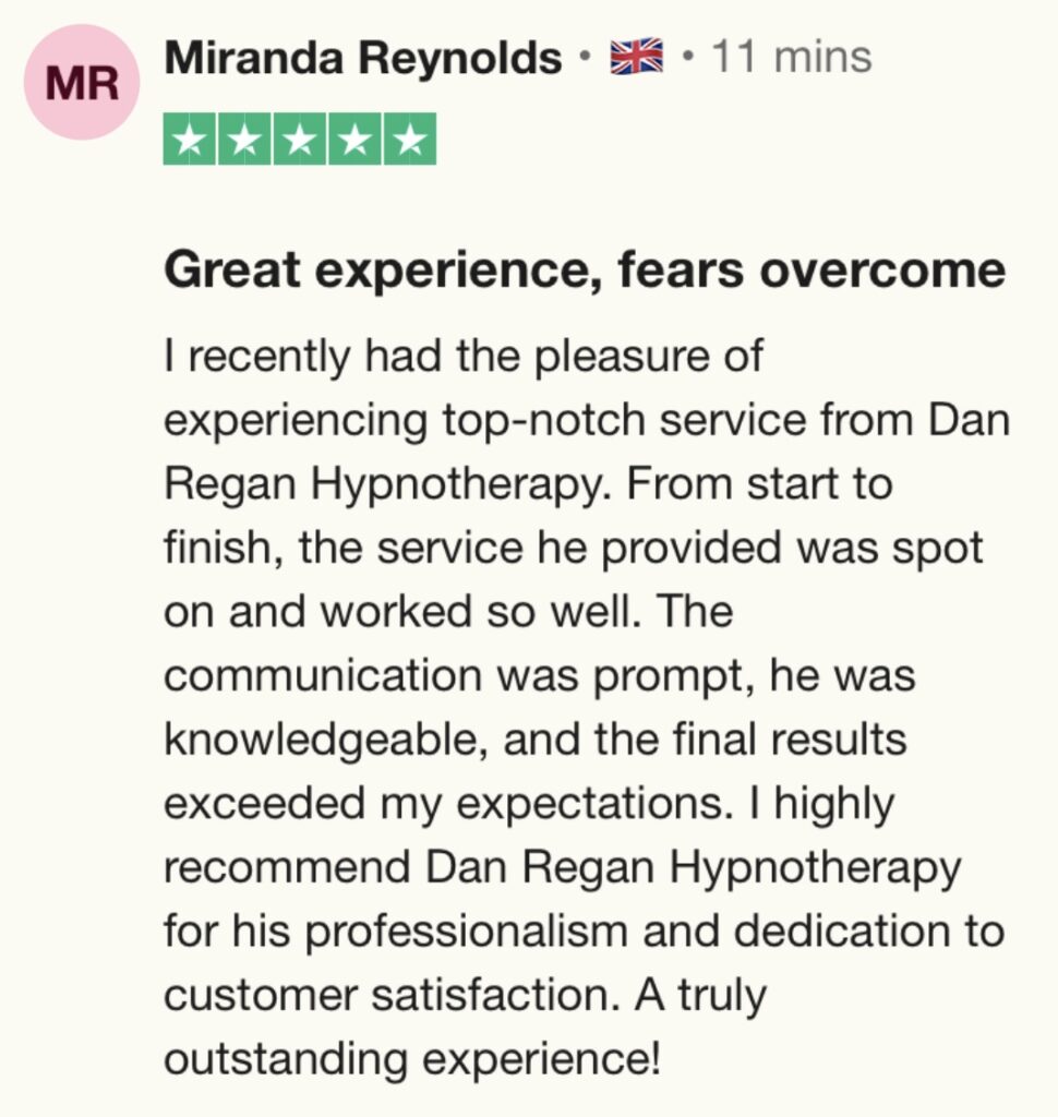 fears overcome hypnotherapy in ely review