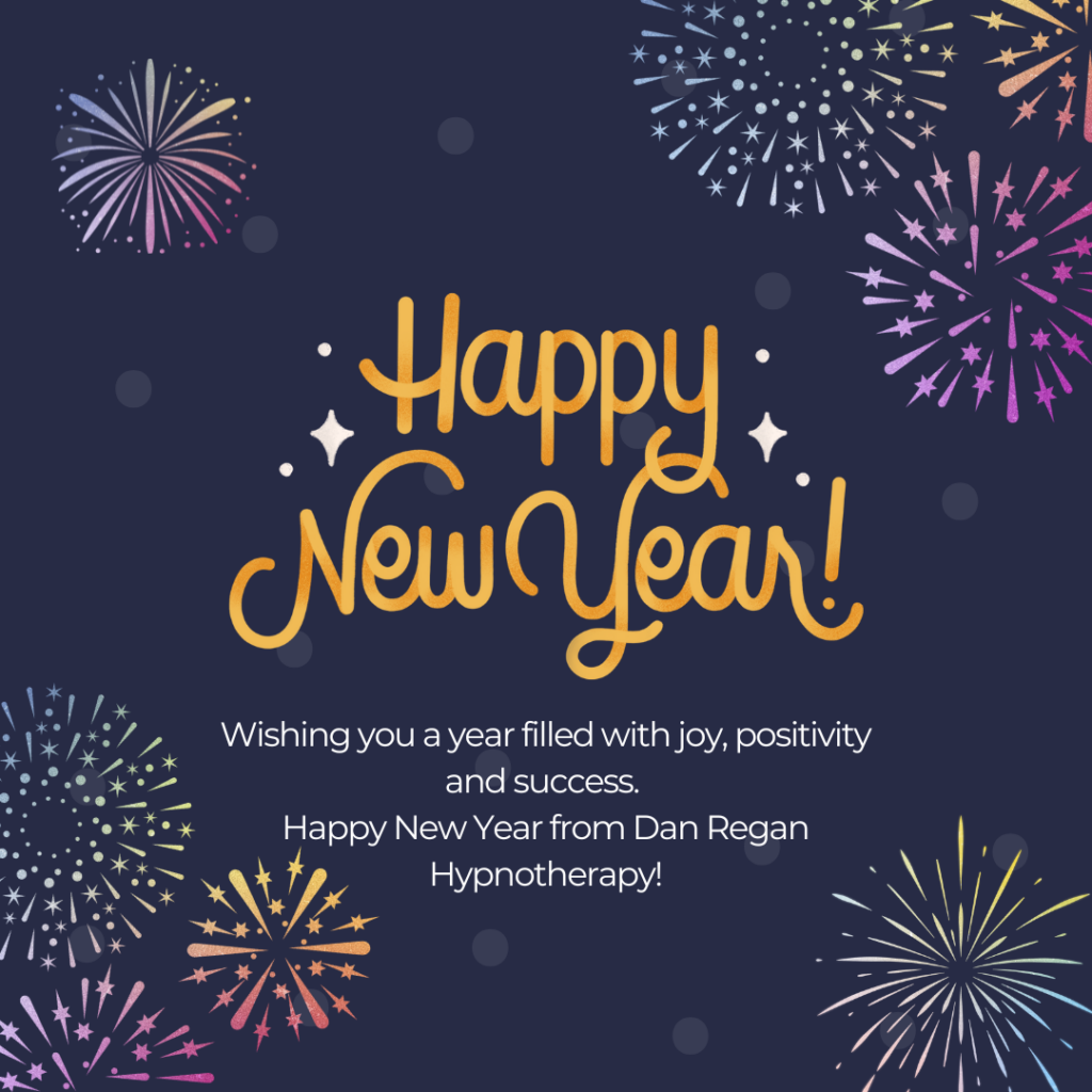 happy new year from Dan Regan Hypnotherapy in Ely and Newmarket