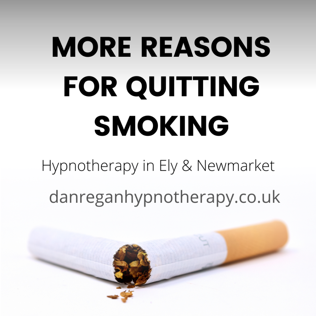 reasons for quitting smoking hypnotherapy