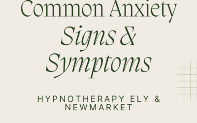 Common Anxiety Signs and Symptoms