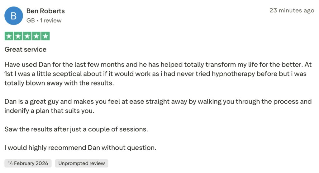 Great Service Hypnotherapy in Ely