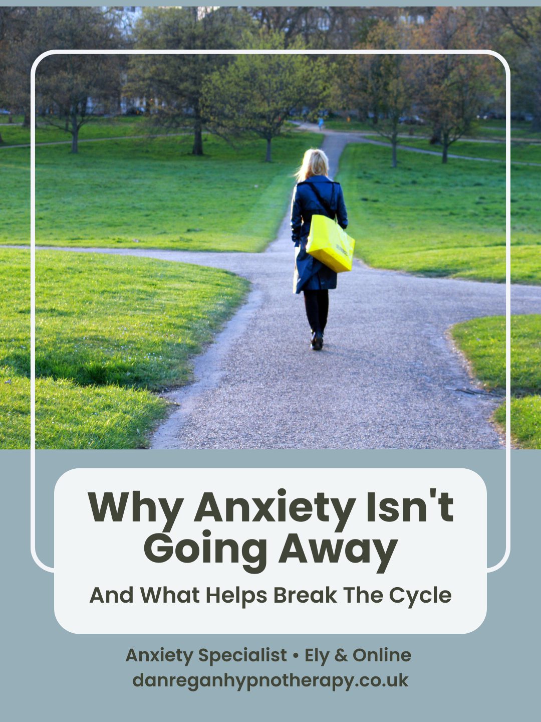 why anxiety isn't going away on its own ely