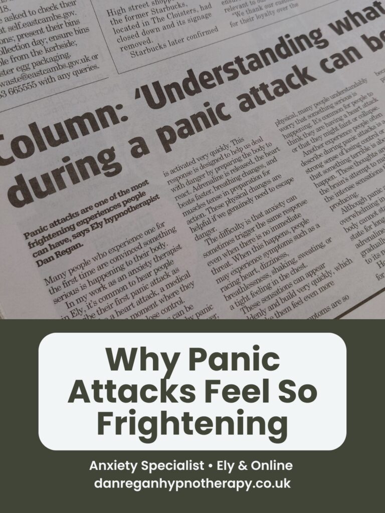 Why Panic Attacks Feel So Frightening - Ely Standard
