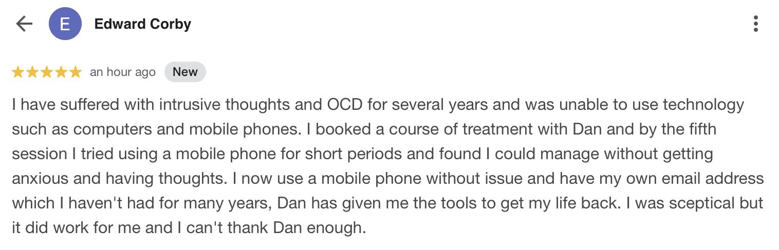 Intrusive thoughts and OCD hypnotherapy in Ely