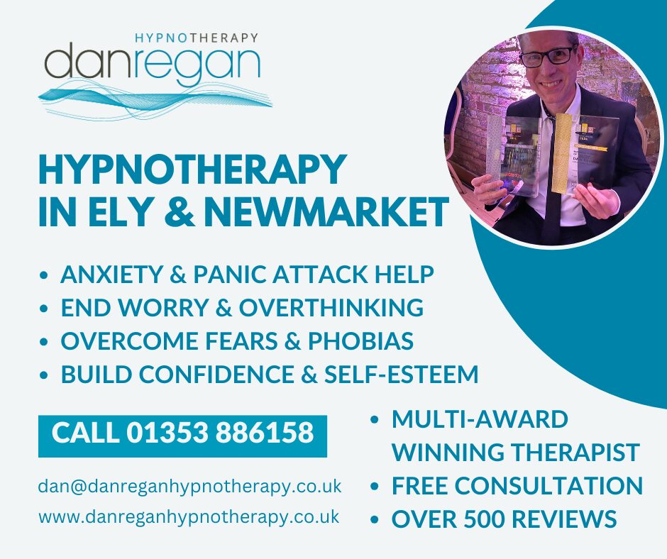 Anxiety therapy and hypnotherapy in Ely