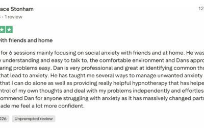 Social Anxiety & Confidence Hypnotherapy Case Study