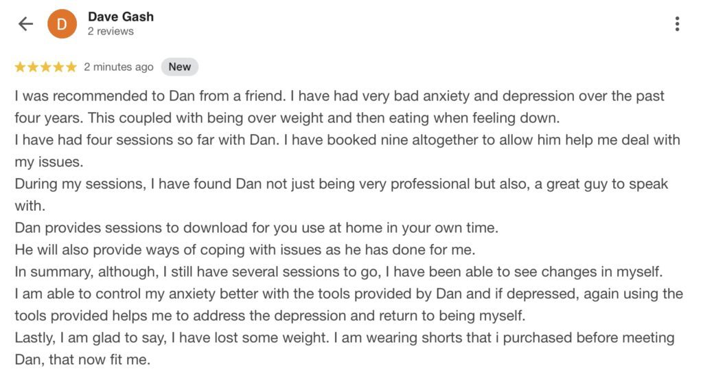 Anxiety and Depression Review Ely